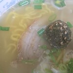 ラーメン店 なかま - 梅塩拡大図