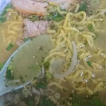 ラーメン店 なかま - 梅塩を解いた状態