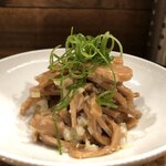 創作麺工房 鳴龍 - 「メンマ（ネギソース）」300円