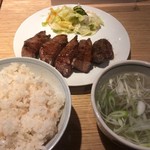 牛たん料理 閣 - 牛たんＡ定食：税込1980円