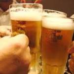 七輪焼肉 游來 - 焼肉にはやっぱり生ビールですよね。