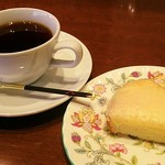 幸田屋珈琲店 - 幸田屋オリジナルブレンド「ジパング」とデンマークチーズケーキ