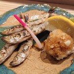 鮨なかもと - 本シシャモ塩焼き