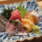 鮨なかもと - 刺身五種盛り