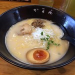 かまん - R.1.8.9.昼 Aランチ(ラーメン・ミニ焼き豚丼) 950円税込のラーメン部分