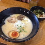 かまん - R.1.8.9.昼 Aランチ(ラーメン・ミニ焼き豚丼) 950円税込