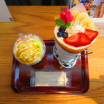 ベイフロー カフェ - 『苺のクレープ』