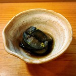 小魚料理 とみ助 - お通しは茄子の煮浸しでした(o^^o)