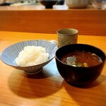 小魚料理 とみ助 - 昨夜の汁物はなめこ汁でした(o^^o)