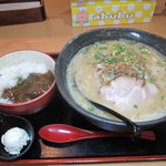 ラーメンとやの - 特選味噌らーめん・鶏カレー・ガーリックバター