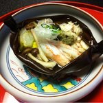 つば甚 - ズワイガニの昆布舟