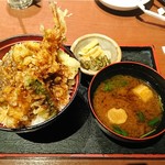 徳樹庵 - ミニ天丼880円