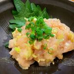 地鶏と地酒 和雅家 - 鶏なめろう