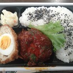 コープみらい - 料理写真:ハンバーグ&スコッチエッグ弁当ご飯大盛り