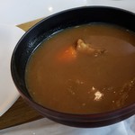 おにとこ - カレー汁(220円)です。