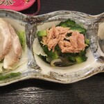 どんぶりの店 志貴 - おつまみ３点盛り