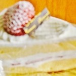 シュクレ - 人気NO1のいちごショート（\320）です
