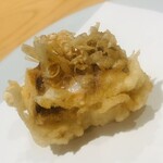 Tempura Iwai - 甘鯛の松笠揚げ