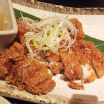 くいもの屋わん - 鶏唐ジューシー揚げ ニンニクソース