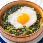 ISPANAK小黄牛肚Oven cooked spinach and egg