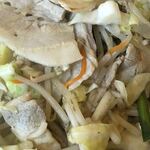 中華料理 やまだ - お肉たっぷりの肉野菜炒めです。