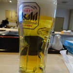 居酒屋 笑びす - ビール　￥390＋税