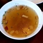 ご馳走亭 - 白老産うめつぼ椎茸のコンソメスープ