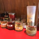 家系ラーメン 稲葉家 - 何故か刻み酢ショウガはラインナップされていなかった