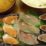 さくら水産 - 刺身定食　税込６５０円