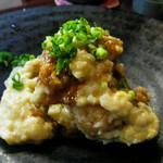 酒中花 空心  - ふぐ唐揚げ　腐乳とワーワー白菜ソース