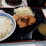 Yoshinoya - から揚げ定食598円