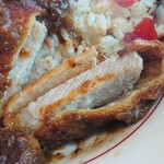 ロッキー - カツ断面 揚げ過ぎでかなり固い・・・