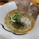 青波 - 無情醤油¥850レアチャーシュー苦手バージョン