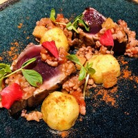 Bistro Sifflet - カツオの藁焼き　明石産真蛸のバスク風