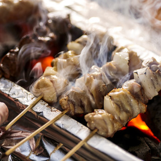 ``Crispy on the outside and juicy on the inside'' Delicious skewers!