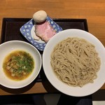 つけ麺 舞 - 昆布水つけ麺　ホタテバターしょうゆ味　大盛り　味玉トッピング