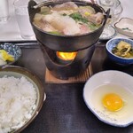一休食堂 - 猪鍋定食1380円