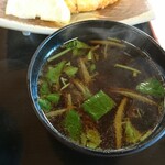 音の花温泉 音の花亭 - ジュンサイの味噌汁