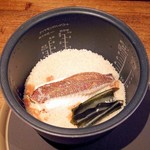 ラ プランシュ - 真鯛と帆立貝柱の炊き込みご飯