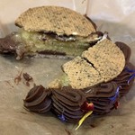 LESS Labo - アールグレイクッキー断面