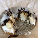 LESS Labo - パルメザンマッシュルームタルト断面