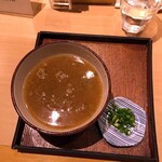 塩そば まえだ - スープ割り