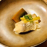 東京和食 りくう - 愛媛真鯛　長野南瓜　東寺蒸し