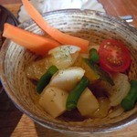 カフェ・ポステン - プレートについてきたサラダ