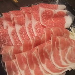 銀座しゃぶ通 - 牛さんと、鴨ネギさん