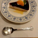 K&K - 定食の3種類から選べるデザート(ブルーベリーのヨーグルトムース)