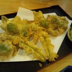 天麩羅 たけなわ - 山菜の天ぷら