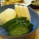 天麩羅 たけなわ - つけもの