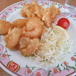 餃子の王将 - えびの天ぷら