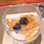 水暉 - 先付　カリフラワーのムースと和だしのジュレ